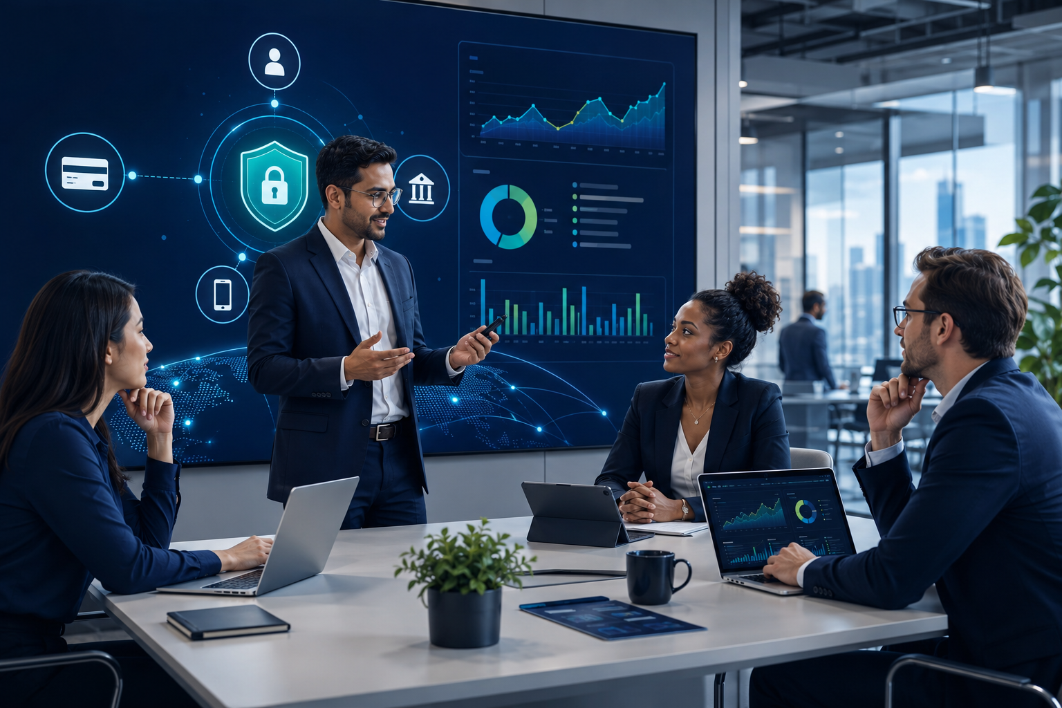Techivo team planning secure payment solutions