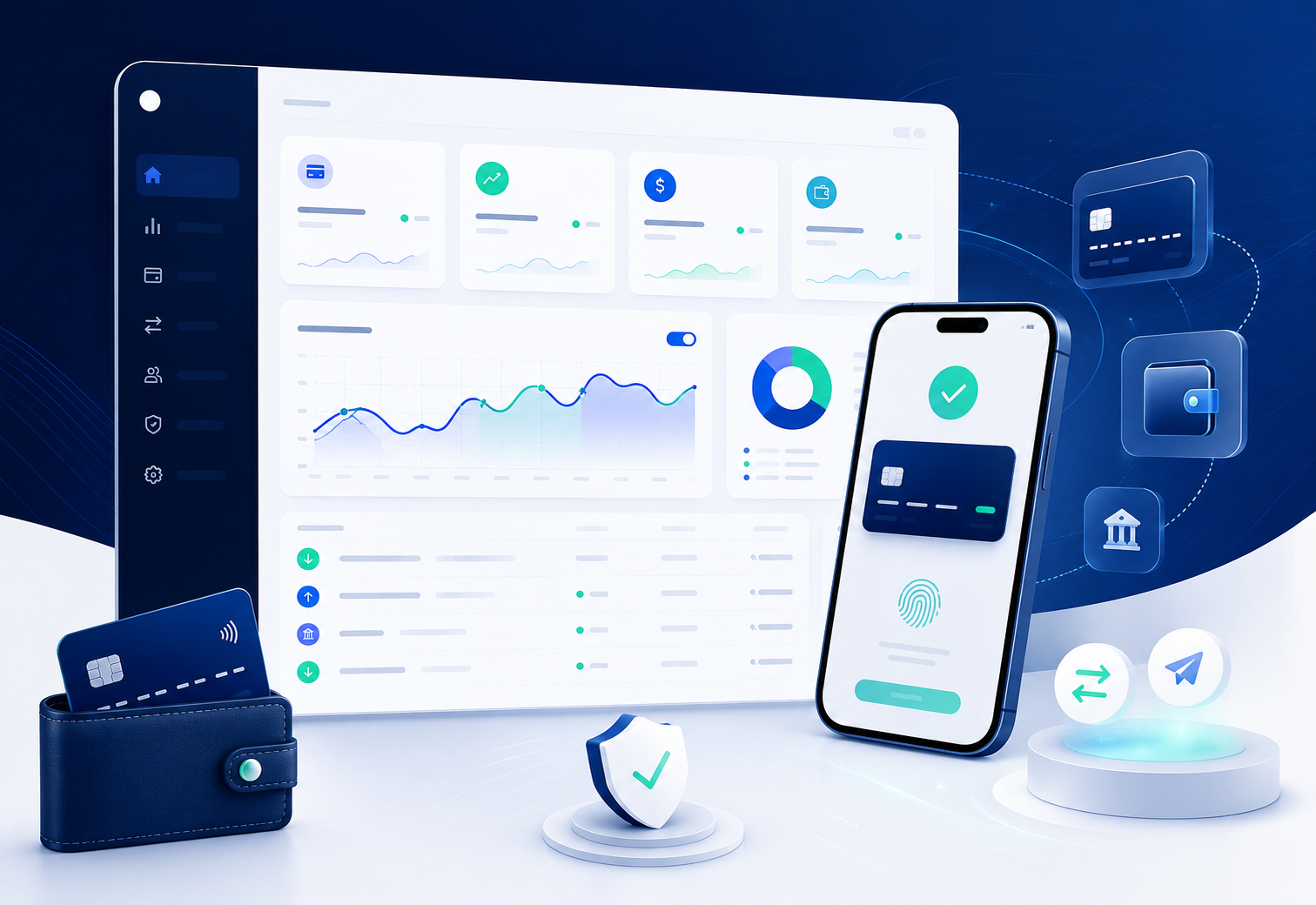 Secure payment operations dashboard
